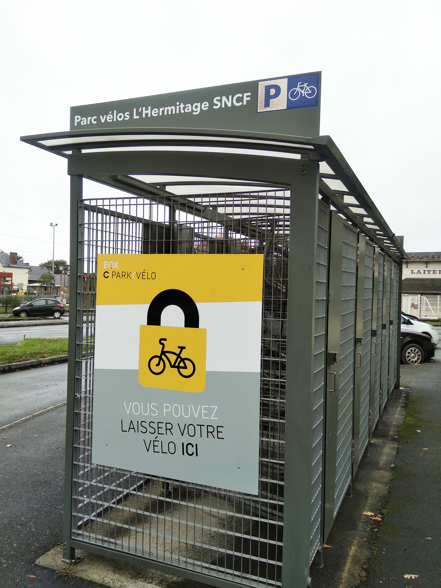 Consigné à vélo Gare de L'hermitage